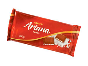 ARIANA ČOKOLADA S RIŽOM / 100 g - barpeh.com